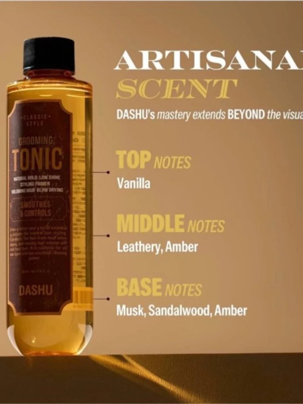 DASHU Classic Style Grooming Hair Tonic NIP